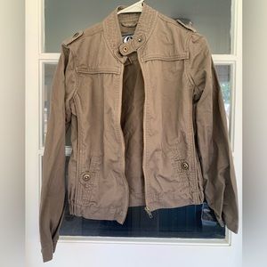 Volcom brown jacket women’s zip up Medium Lovin Phoebe